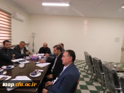 جلسه شورای سرپرستی پردیس روز دوشنبه مورخه 1404/08/12 برگزار شد. 4