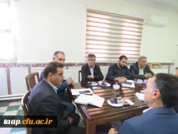 جلسه شورای سرپرستی پردیس روز دوشنبه مورخه 1404/08/12 برگزار شد. 5