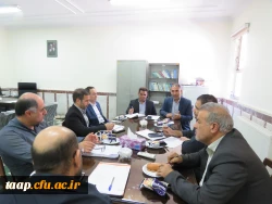 جلسه شورای سرپرستی پردیس روز دوشنبه مورخه 1404/08/12 برگزار شد. 6