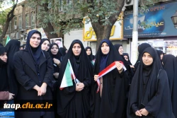 حضور پرشور کارکنان،اساتید و دانشجویان دانشگاه فرهنگیان در راهپیمایی ۱۳ آبان روز ملی مبارزه با استکبار جهانی 8