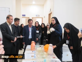 بازدید از دستاوردهای دانشجومعلمان در ششمین همایش ملی فیزیک در پردیس فاطمه الزهرا(س) تبریز 2