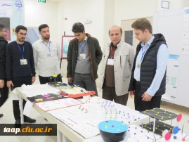 بازدید از دستاوردهای دانشجومعلمان در ششمین همایش ملی فیزیک در پردیس فاطمه الزهرا(س) تبریز 2