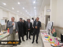 بازدید از دست سازه های دانشجومعلمان در ششمین همایش ملی ریاضی در پردیس فاطمه الزهرا(س) تبریز 4