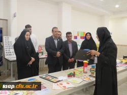 بازدید از دست سازه های دانشجومعلمان در ششمین همایش ملی ریاضی در پردیس فاطمه الزهرا(س) تبریز 5