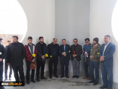 مراسم سالگرد شهید گمنام  پردیس علامه امینی تبریز