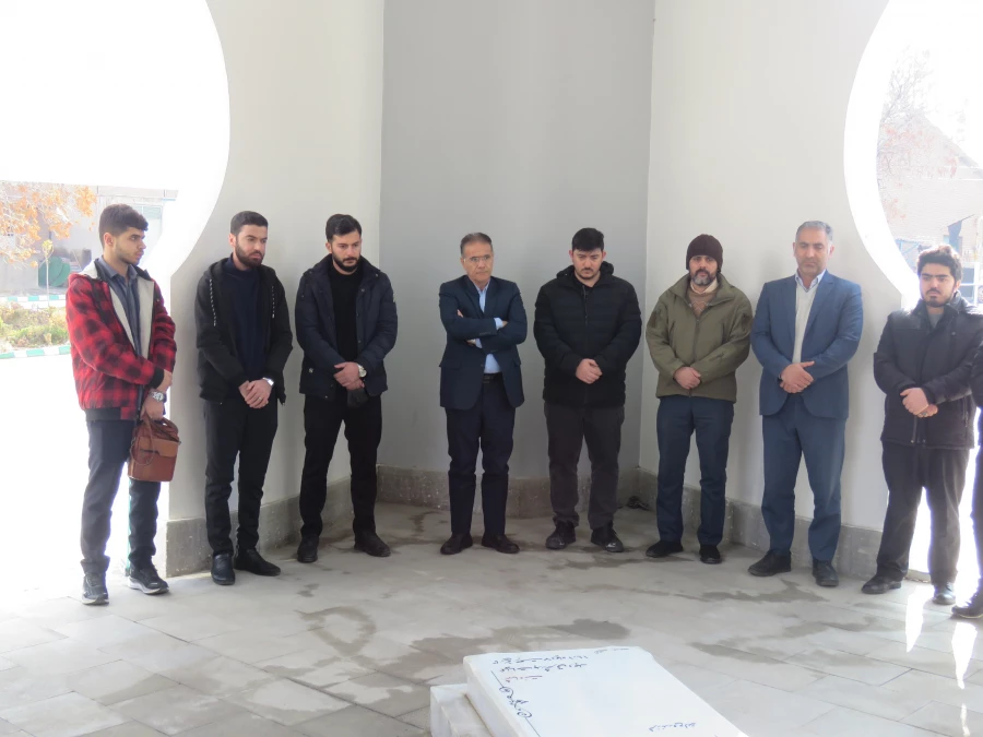 مراسم سالگرد شهید گمنام  پردیس علامه امینی تبریز 6