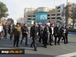 حضور پر شور خانواده ولایتمدار دانشگاه فرهنگیان آذربایجان شرقی در راهپیمایی محکومیت اغتشاشگران آمریکایی و صهیونیستی 4