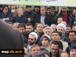 حضور پر شور خانواده ولایتمدار دانشگاه فرهنگیان آذربایجان شرقی در راهپیمایی محکومیت اغتشاشگران آمریکایی و صهیونیستی 11