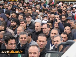 حضور پر شور خانواده ولایتمدار دانشگاه فرهنگیان آذربایجان شرقی در راهپیمایی محکومیت اغتشاشگران آمریکایی و صهیونیستی 17