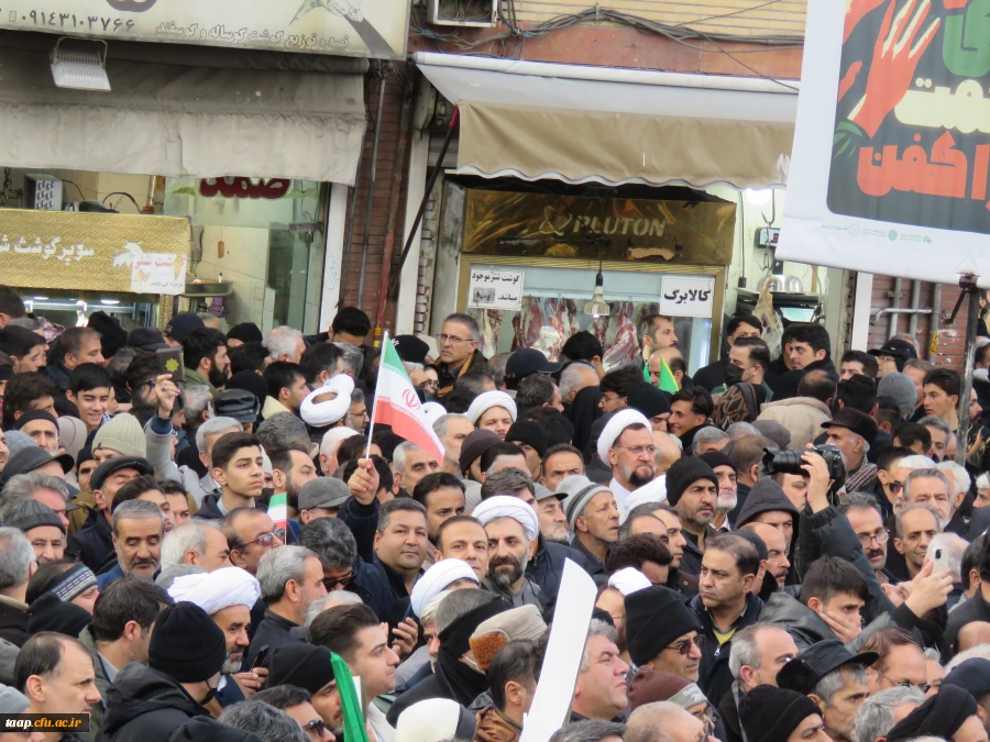 حضور پر شور خانواده ولایتمدار دانشگاه فرهنگیان آذربایجان شرقی در راهپیمایی محکومیت اغتشاشگران آمریکایی و صهیونیستی 18