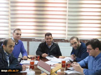 جلسه هماهنگی رهنامه در اتاق ریاست  پردیس برگزار شد.