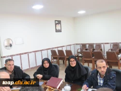 جلسه هماهنگی رهنامه در اتاق ریاست  پردیس برگزار شد. 7