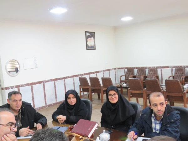 جلسه هماهنگی رهنامه در اتاق ریاست  پردیس برگزار شد. 7