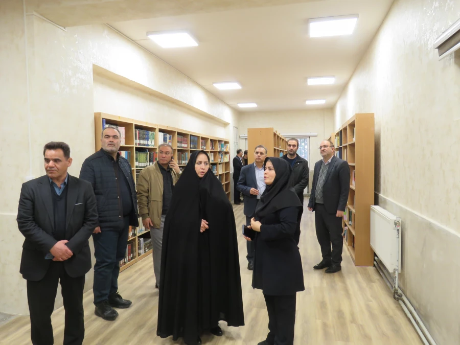 افتتاح پروژه بهسازی قرائتخانه و کتابخانه پردیس علامه امینی تبریز 6