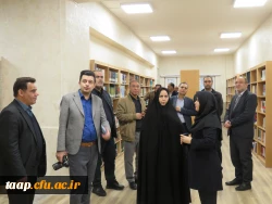 افتتاح پروژه بهسازی قرائتخانه و کتابخانه پردیس علامه امینی تبریز 7