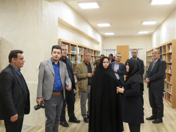 افتتاح پروژه بهسازی قرائتخانه و کتابخانه پردیس علامه امینی تبریز 7