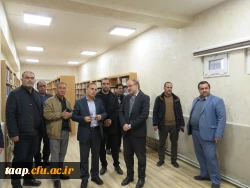 افتتاح پروژه بهسازی قرائتخانه و کتابخانه پردیس علامه امینی تبریز 8