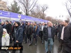 حضور پر شور خانواده ولایتمدار دانشگاه فرهنگیان آذربایجان شرقی در راهپیمایی 22 بهمن ماه 1404 8