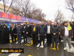 حضور پر شور خانواده ولایتمدار دانشگاه فرهنگیان آذربایجان شرقی در راهپیمایی 22 بهمن ماه 1404 12
