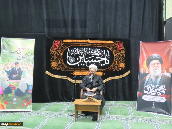 مراسم  اربعین امام شهید و شهدای والامقام؛ ندای وفاداری در پردیس علامه امینی دانشگاه فرهنگیان استان آذربایجان شرقی 2