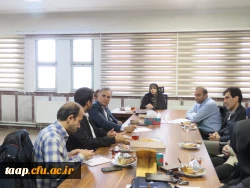 جلسه بررسی مشکلات آموزشی دانشگاه در اتاق ریاست پردیس علامه امینی برگزار شد. 2