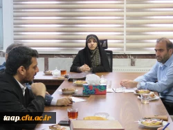 جلسه بررسی مشکلات آموزشی دانشگاه در اتاق ریاست پردیس علامه امینی برگزار شد. 7
