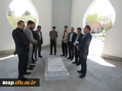 بازدید معاون فرهنگی دانشگاه از پردیس علامه امینی  2