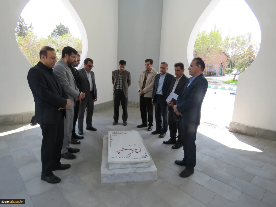 بازدید معاون فرهنگی دانشگاه از پردیس علامه امینی  2