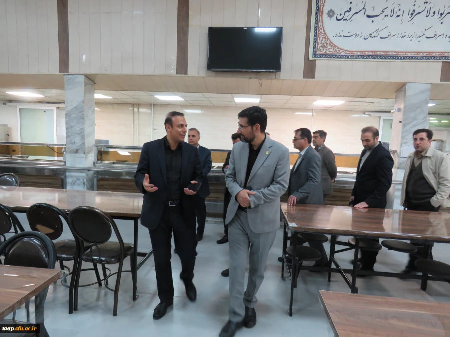 بازدید معاون فرهنگی دانشگاه از پردیس علامه امینی  4
