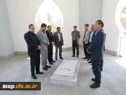 بازدید معاون فرهنگی دانشگاه از پردیس علامه امینی  4