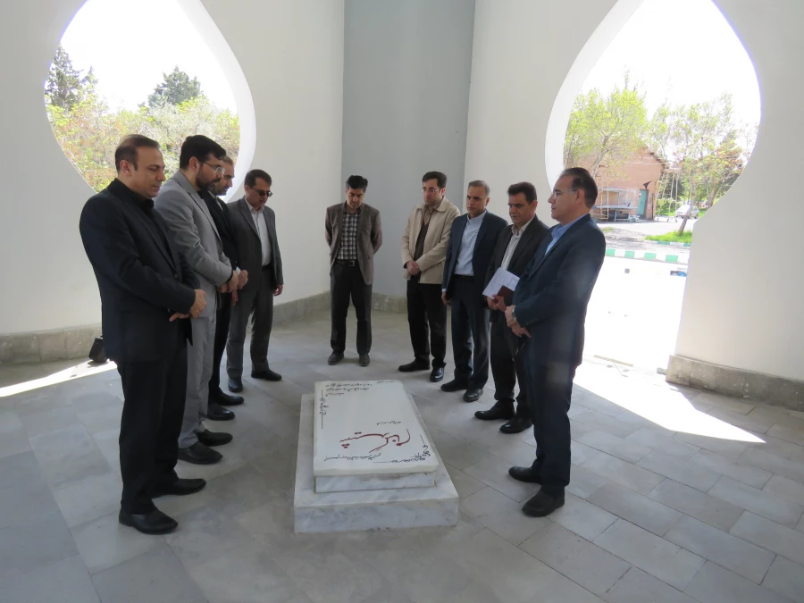 بازدید معاون فرهنگی دانشگاه از پردیس علامه امینی  5
