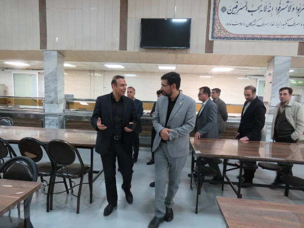 بازدید معاون فرهنگی دانشگاه از پردیس علامه امینی  6