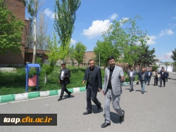 بازدید معاون فرهنگی دانشگاه از پردیس علامه امینی  7
