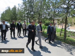 بازدید معاون فرهنگی دانشگاه از پردیس علامه امینی  9
