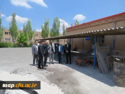 بازدید معاون فرهنگی دانشگاه از پردیس علامه امینی  10