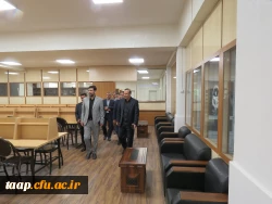 بازدید معاون فرهنگی دانشگاه از پردیس علامه امینی  11