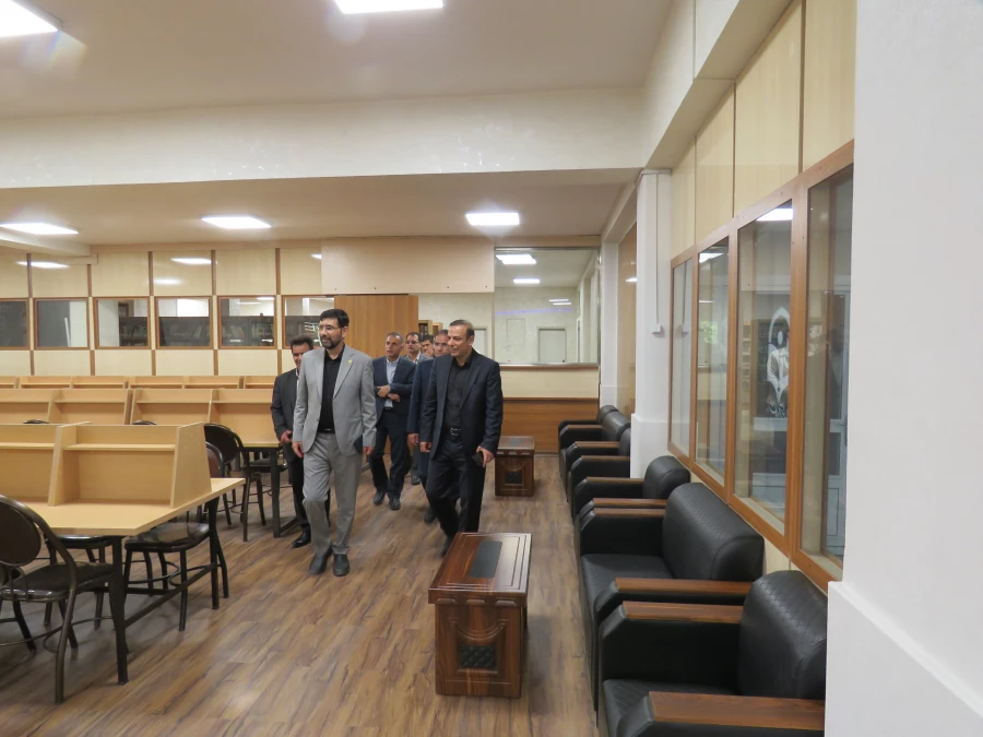 بازدید معاون فرهنگی دانشگاه از پردیس علامه امینی  11