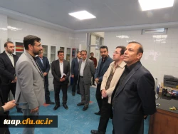 بازدید معاون فرهنگی دانشگاه از پردیس علامه امینی  12