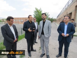 بازدید معاون فرهنگی دانشگاه از پردیس علامه امینی  17