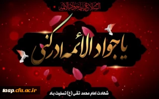 شهادت امام محمد تقی(ع) بر مسلمین جهان تسلیت باد.